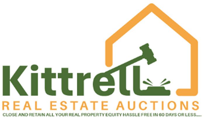 Logo of Cottrell Real Estate Auctions with a house and hammer graphic.